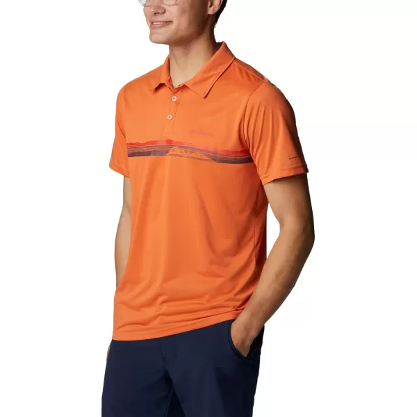 imageColumbia Mens Hike PoloDesert Orange
