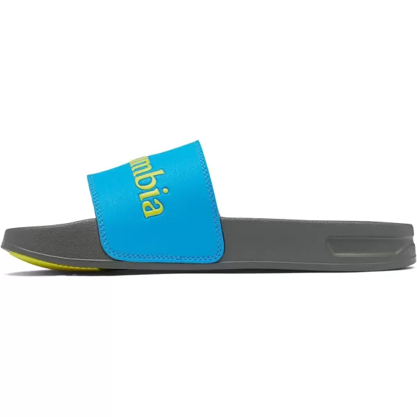 imageColumbia Mens Hood River Slide Sport SandalOcean BlueWarning Yellow