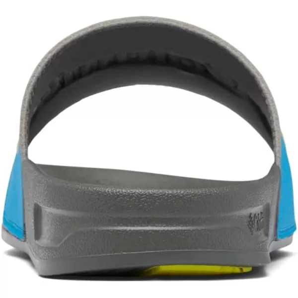 imageColumbia Mens Hood River Slide Sport SandalOcean BlueWarning Yellow
