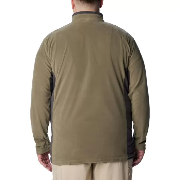 imageColumbia Mens Klamath Range Ii Half ZipStone Green  Shark