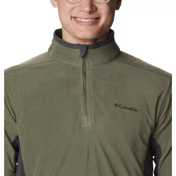 imageColumbia Mens Klamath Range Ii Half ZipStone Green  Shark