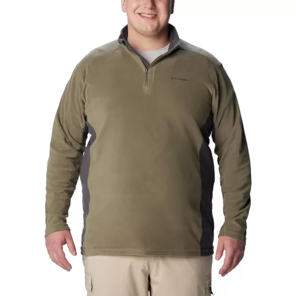 imageColumbia Mens Klamath Range Ii Half ZipStone Green  Shark