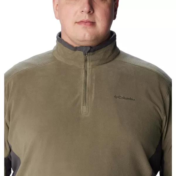 imageColumbia Mens Klamath Range Ii Half ZipStone Green  Shark
