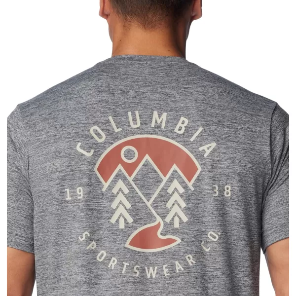 imageColumbia Mens Kwick Hike Back Graphic Short Sleeve TeeBlackNaturally Boundless