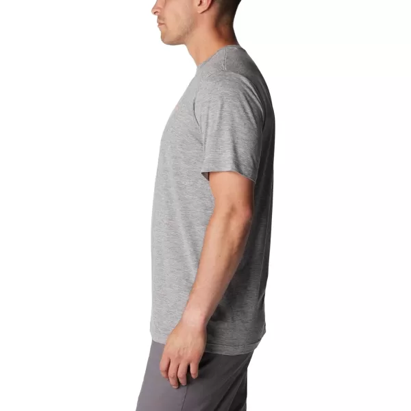 imageColumbia Mens Kwick Hike Back Graphic Short Sleeve TeeBoulder HeatherMoonscape