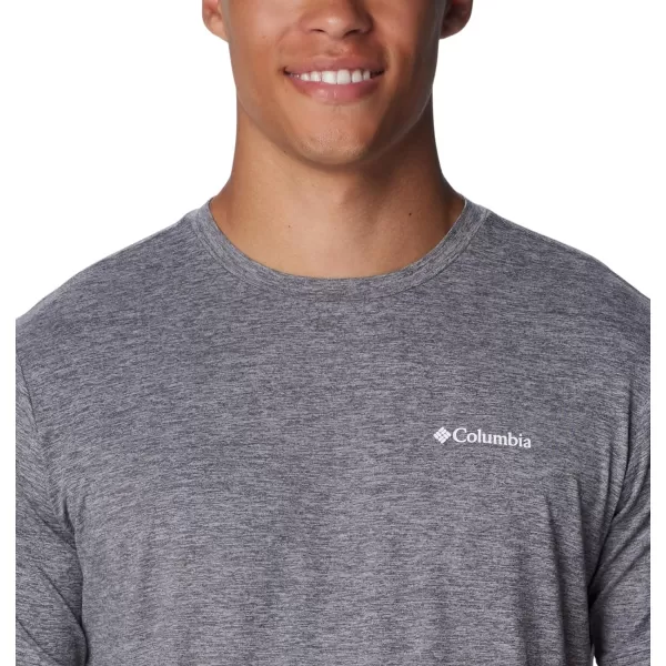 imageColumbia Mens Kwick Hike Back Graphic Short Sleeve TeeShark HeatherMountainair