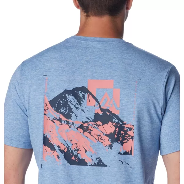 imageColumbia Mens Kwick Hike Back Graphic Short Sleeve TeeSkyler HeatherMountainair