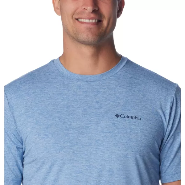 imageColumbia Mens Kwick Hike Back Graphic Short Sleeve TeeSkyler HeatherMountainair