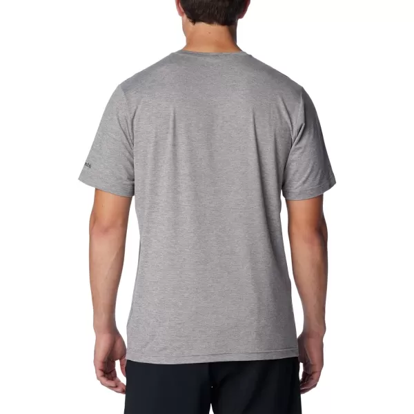 imageColumbia Mens Kwick Hike Graphic Short Sleeve TeeBoulder HeatherTested Tough Pdx