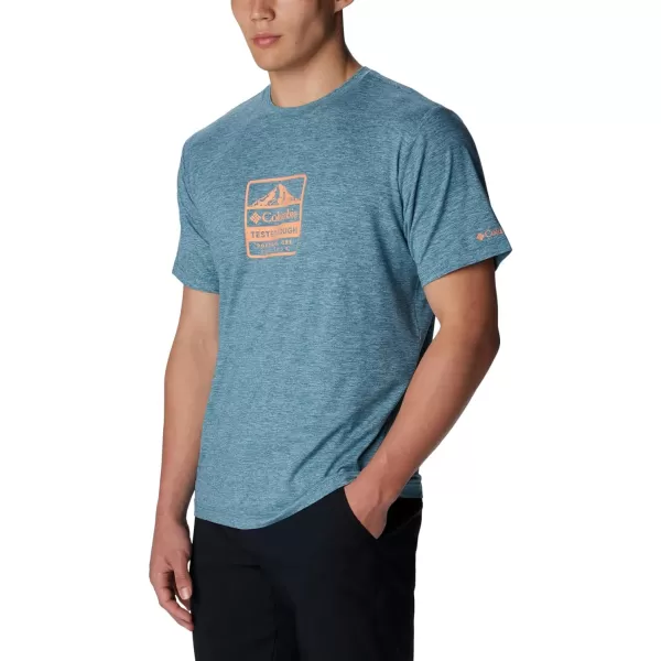 imageColumbia Mens Kwick Hike Graphic Short Sleeve TeeCloudburstTested Tough Pdx