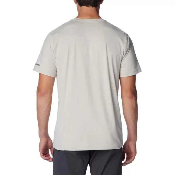 imageColumbia Mens Kwick Hike Graphic Short Sleeve TeeDark Stone HeatherElevated High