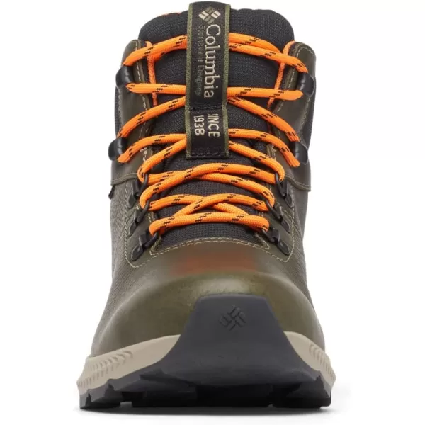 imageColumbia Mens Landroamer Explorer Waterproof SneakerPeatmossBright Orange