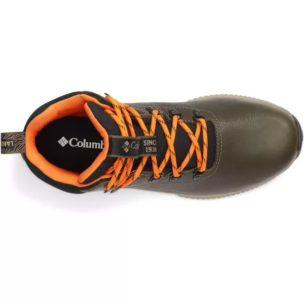 imageColumbia Mens Landroamer Explorer Waterproof SneakerPeatmossBright Orange