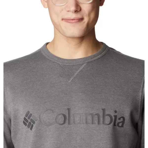 imageColumbia Mens Logo Fleece CrewCity Grey HeatherCsc Branded Logo
