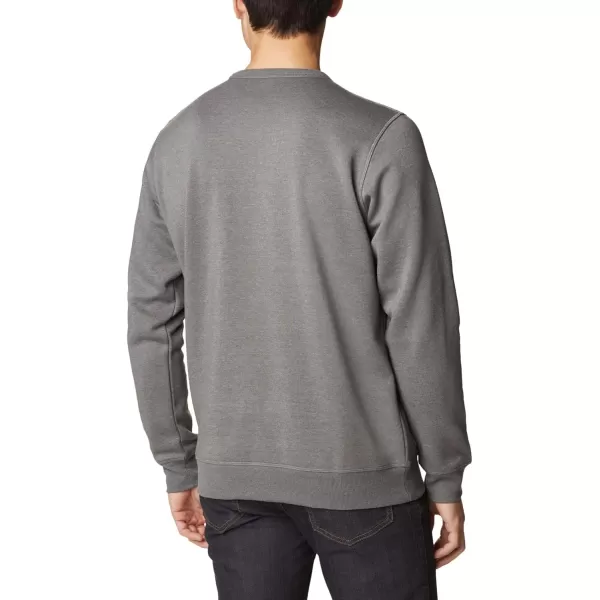 imageColumbia Mens Logo Fleece CrewCity Grey HeatherCsc Branded Logo