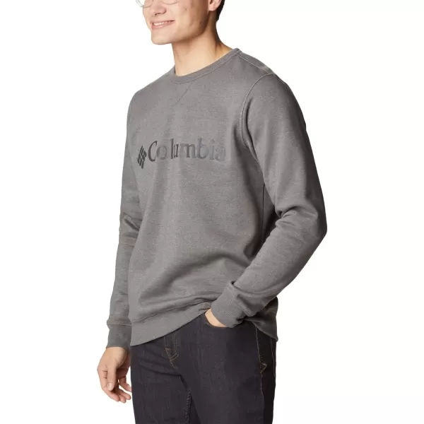imageColumbia Mens Logo Fleece CrewCity Grey HeatherCsc Branded Logo