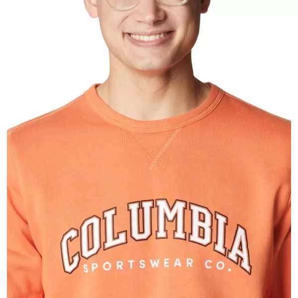 imageColumbia Mens Logo Fleece CrewDesert OrangeCsc Varsity Arch 2