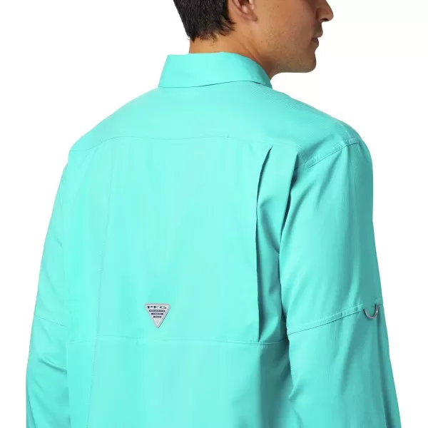 imageColumbia Mens Low Drag Offshore Long Sleeve ShirtBright Aqua