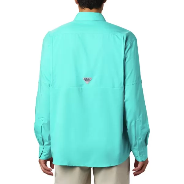 imageColumbia Mens Low Drag Offshore Long Sleeve ShirtBright Aqua