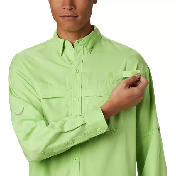 imageColumbia Mens Low Drag Offshore Long Sleeve ShirtJade Lime