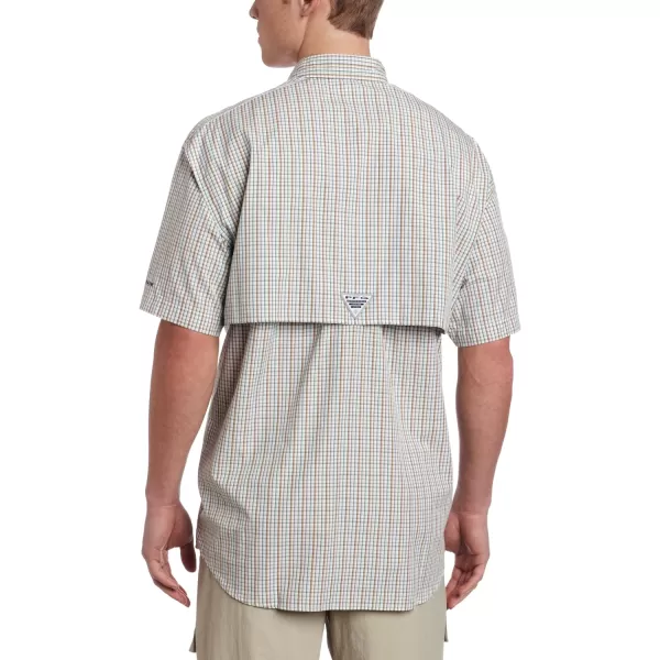 imageColumbia Mens Low Drag Offshore Short Sleeve ShirtBritish TanMulti Gingham