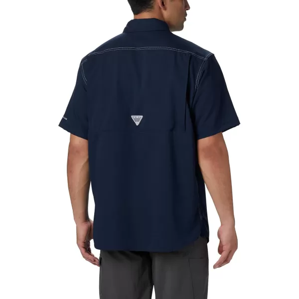 imageColumbia Mens Low Drag Offshore Short Sleeve ShirtCollegiate Navy
