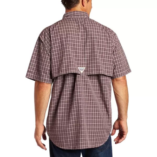 imageColumbia Mens Low Drag Offshore Short Sleeve ShirtElderberry Small Box Check