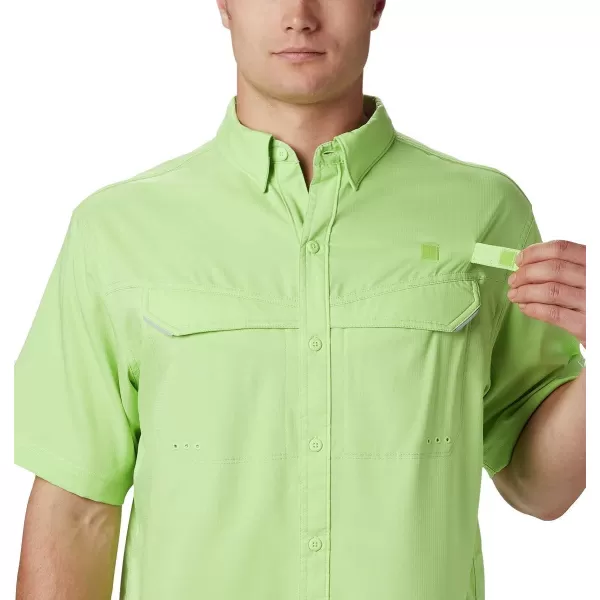 imageColumbia Mens Low Drag Offshore Short Sleeve ShirtJade Lime