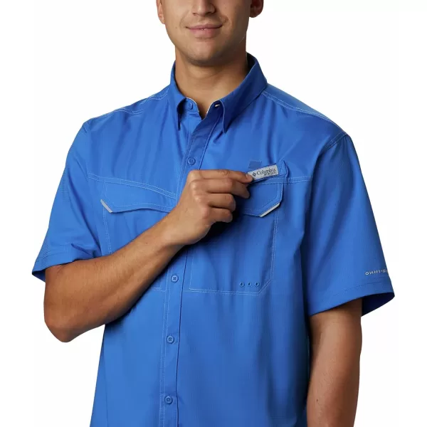 imageColumbia Mens Low Drag Offshore Short Sleeve ShirtVivid Blue