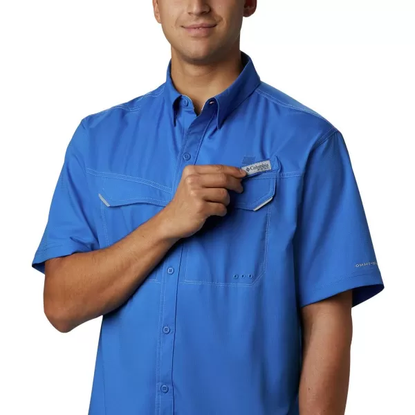 imageColumbia Mens Low Drag Offshore Short Sleeve ShirtVivid Blue