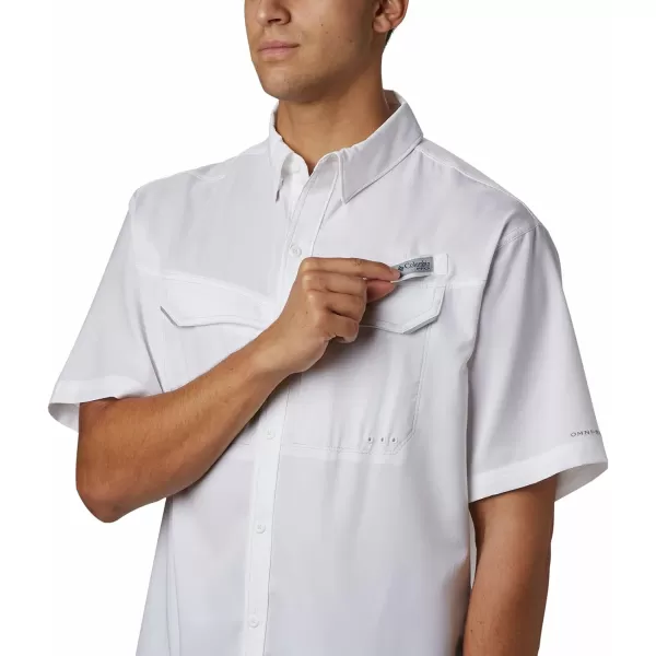 imageColumbia Mens Low Drag Offshore Short Sleeve ShirtWhite