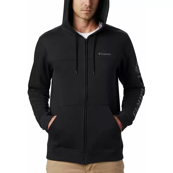 imageColumbia Mens M Columbia Logo Fleece FZBlackCity Grey