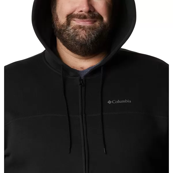 imageColumbia Mens M Columbia Logo Fleece FZBlackCity Grey