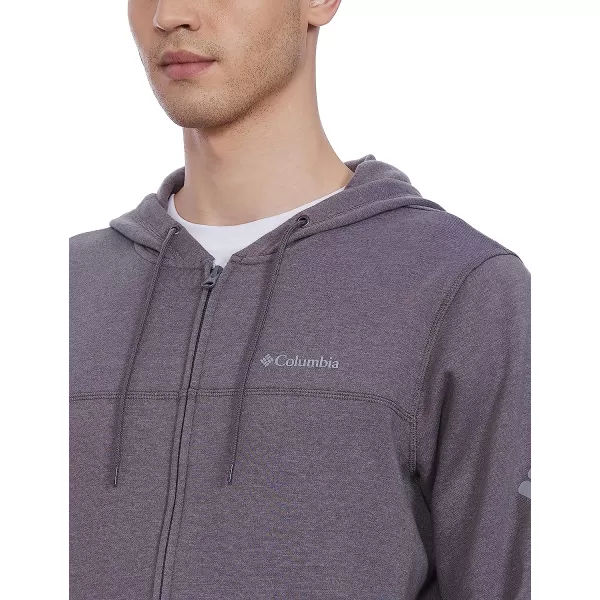 imageColumbia Mens M Columbia Logo Fleece FZCity Grey HeatherColumbia Grey