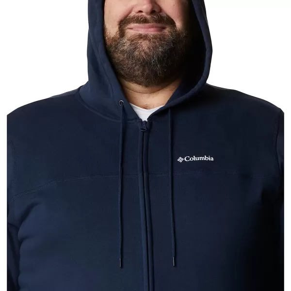 imageColumbia Mens M Columbia Logo Fleece FZCollegiate NavyWhite
