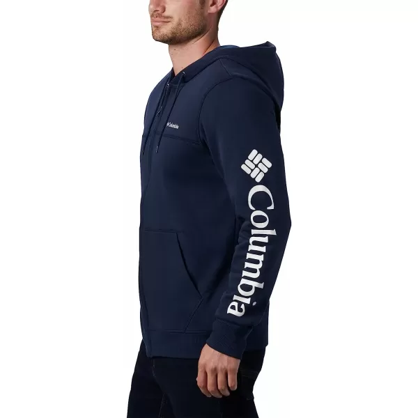 imageColumbia Mens M Columbia Logo Fleece FZCollegiate NavyWhite
