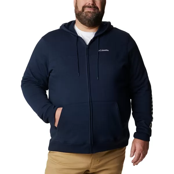 imageColumbia Mens M Columbia Logo Fleece FZCollegiate NavyWhite