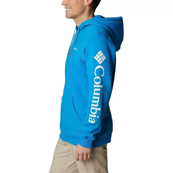 imageColumbia Mens M Columbia Logo Fleece FZCompass BlueWhite