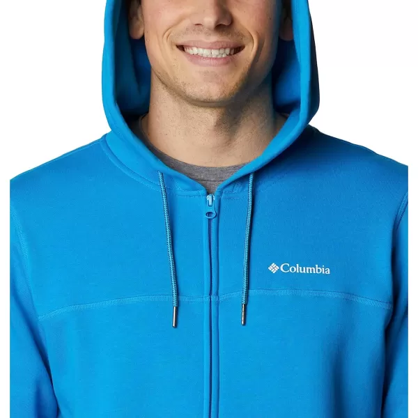 imageColumbia Mens M Columbia Logo Fleece FZCompass BlueWhite