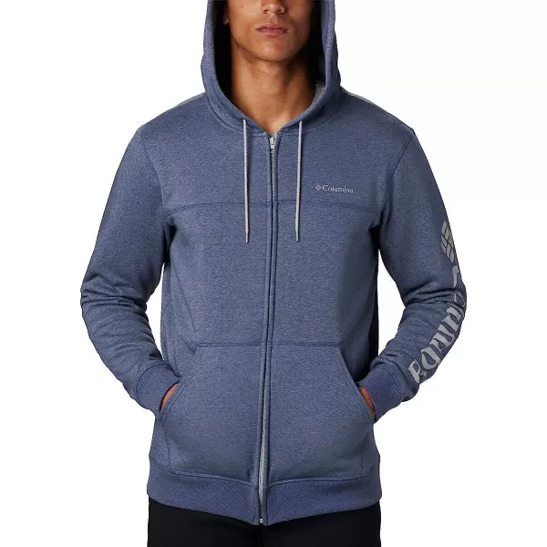 imageColumbia Mens M Columbia Logo Fleece FZDark Mountain HeatherColumbia Grey