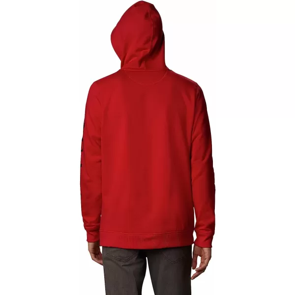 imageColumbia Mens M Columbia Logo Fleece FZMountain RedBlack