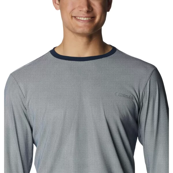 imageColumbia Mens M Sun Deflector Summerdry Ls ShirtCollegiate Navy