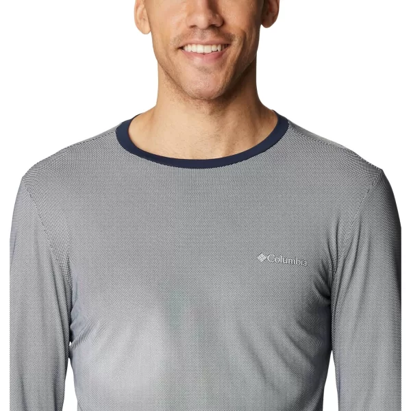 imageColumbia Mens M Sun Deflector Summerdry Ls ShirtCollegiate Navy