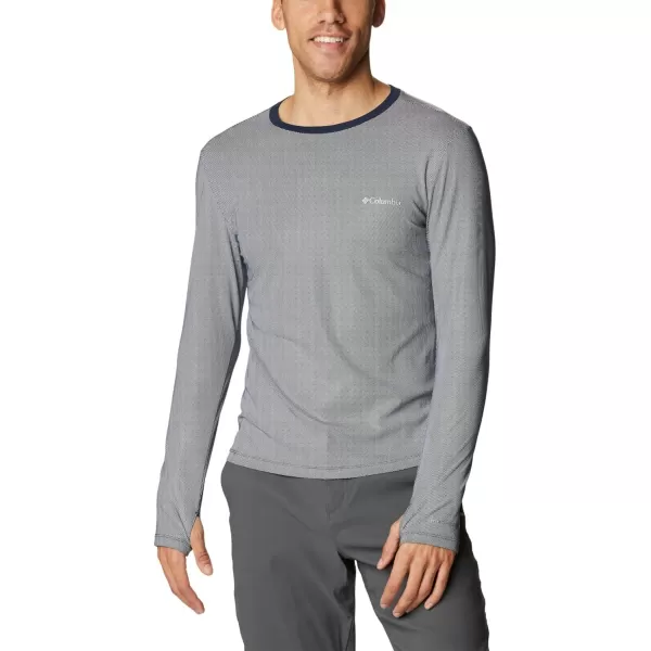 imageColumbia Mens M Sun Deflector Summerdry Ls ShirtCollegiate Navy