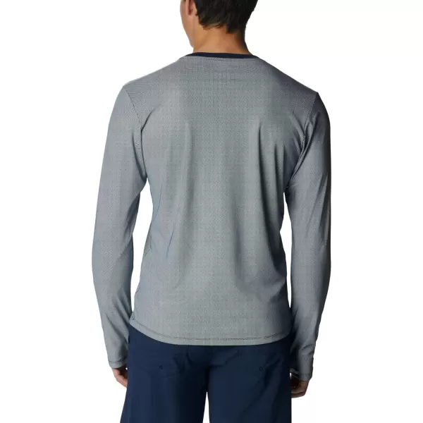 imageColumbia Mens M Sun Deflector Summerdry Ls ShirtCollegiate Navy