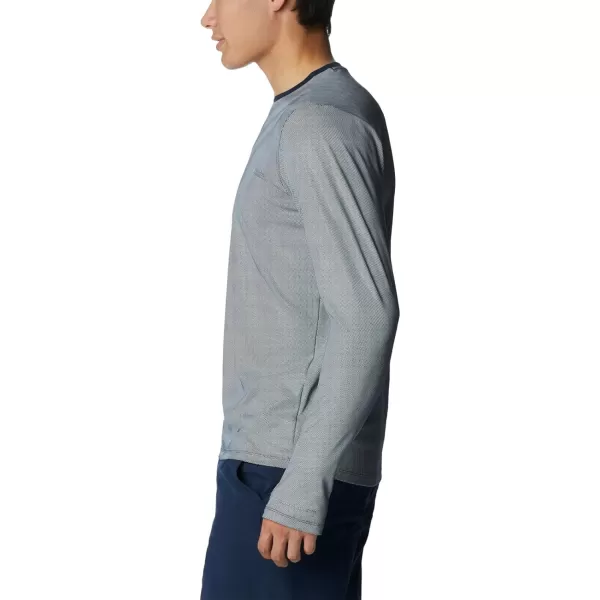 imageColumbia Mens M Sun Deflector Summerdry Ls ShirtCollegiate Navy