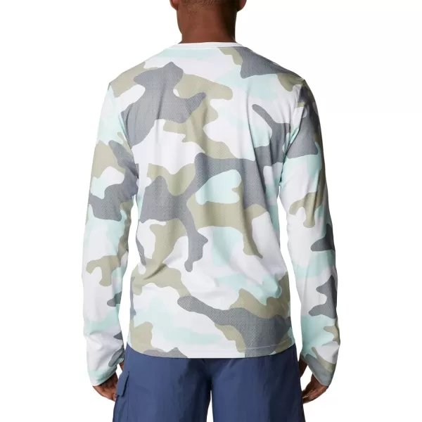 imageColumbia Mens M Sun Deflector Summerdry Ls ShirtSavory Mod Camo