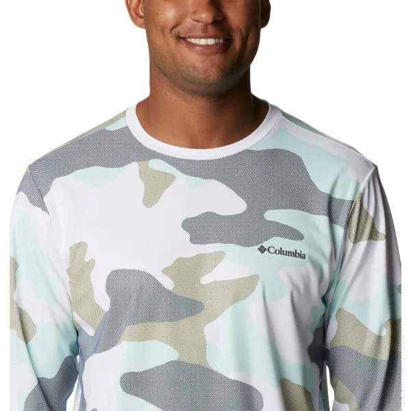 imageColumbia Mens M Sun Deflector Summerdry Ls ShirtSavory Mod Camo