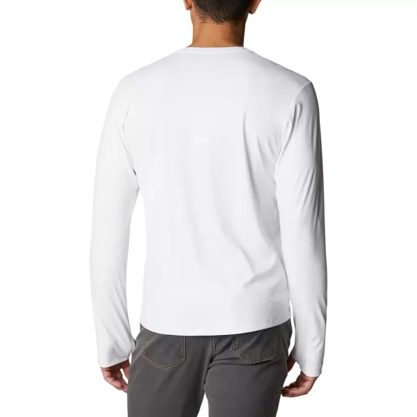 imageColumbia Mens M Sun Deflector Summerdry Ls ShirtWhite
