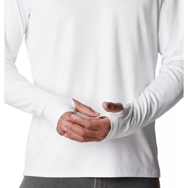 imageColumbia Mens M Sun Deflector Summerdry Ls ShirtWhite